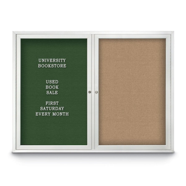 Corkboard, 36"x36", Rubber/Black